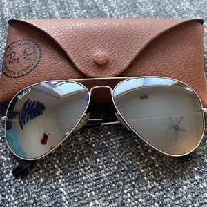 Blue/Silver aviator RayBans